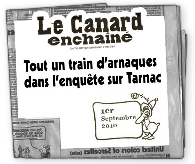 Canard Encha&icirc;n&eacute; : Le train d'arnaques dans l'enquete Tarnac